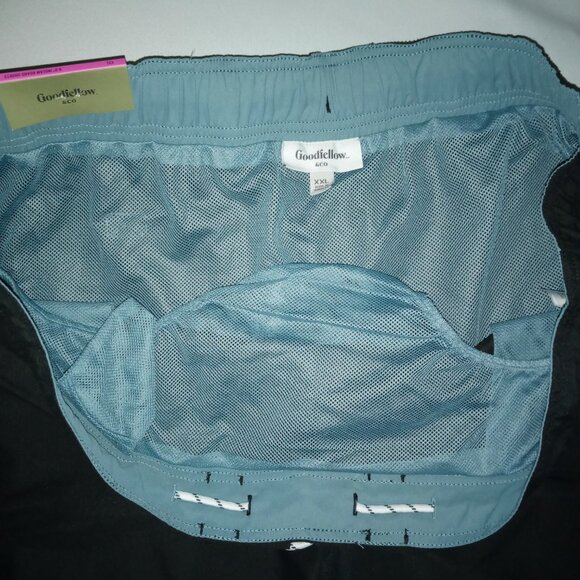 2 Pair Men's Board Shorts  Size XXL   Black  Navy  UPF 50  Goodfellow & Co.  NEW - Picture 5 of 13